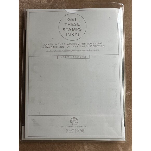 Studio Calico Uppercase Alphabet Clear Stamp Set - Picture 2 of 2